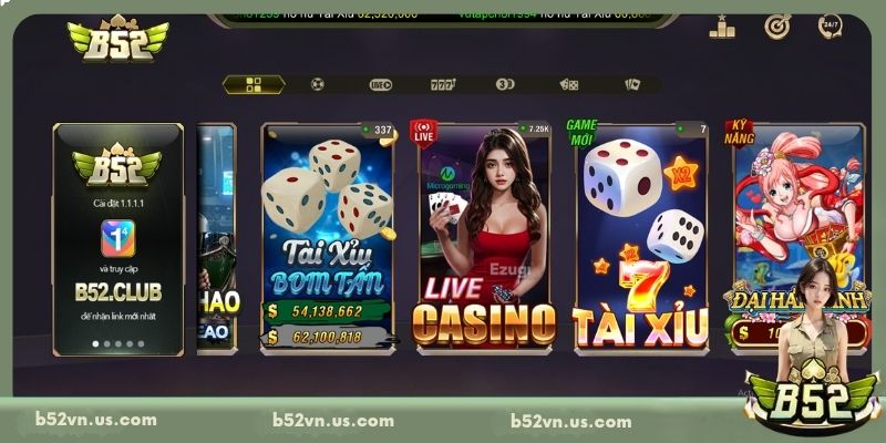 Giới thiệu Tài Xỉu Online B52