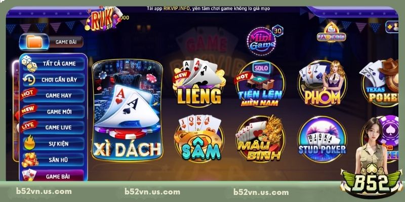 Hệ thống game đa dạng tại Rikvip cực hấp dẫn