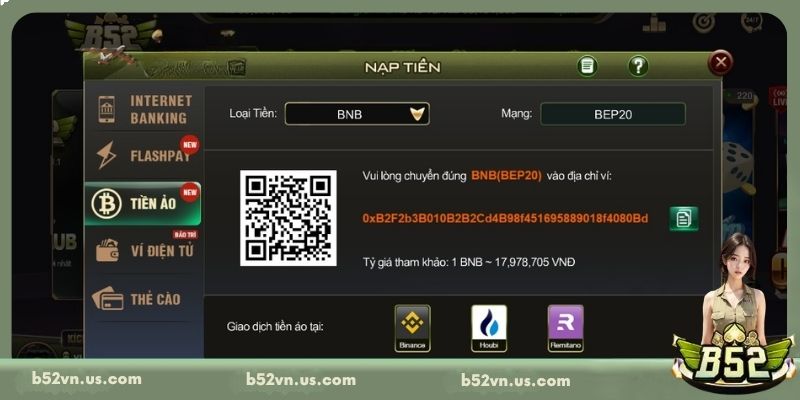 Những lưu ý quan trọng khi nạp tiền B52 người mới cần biết